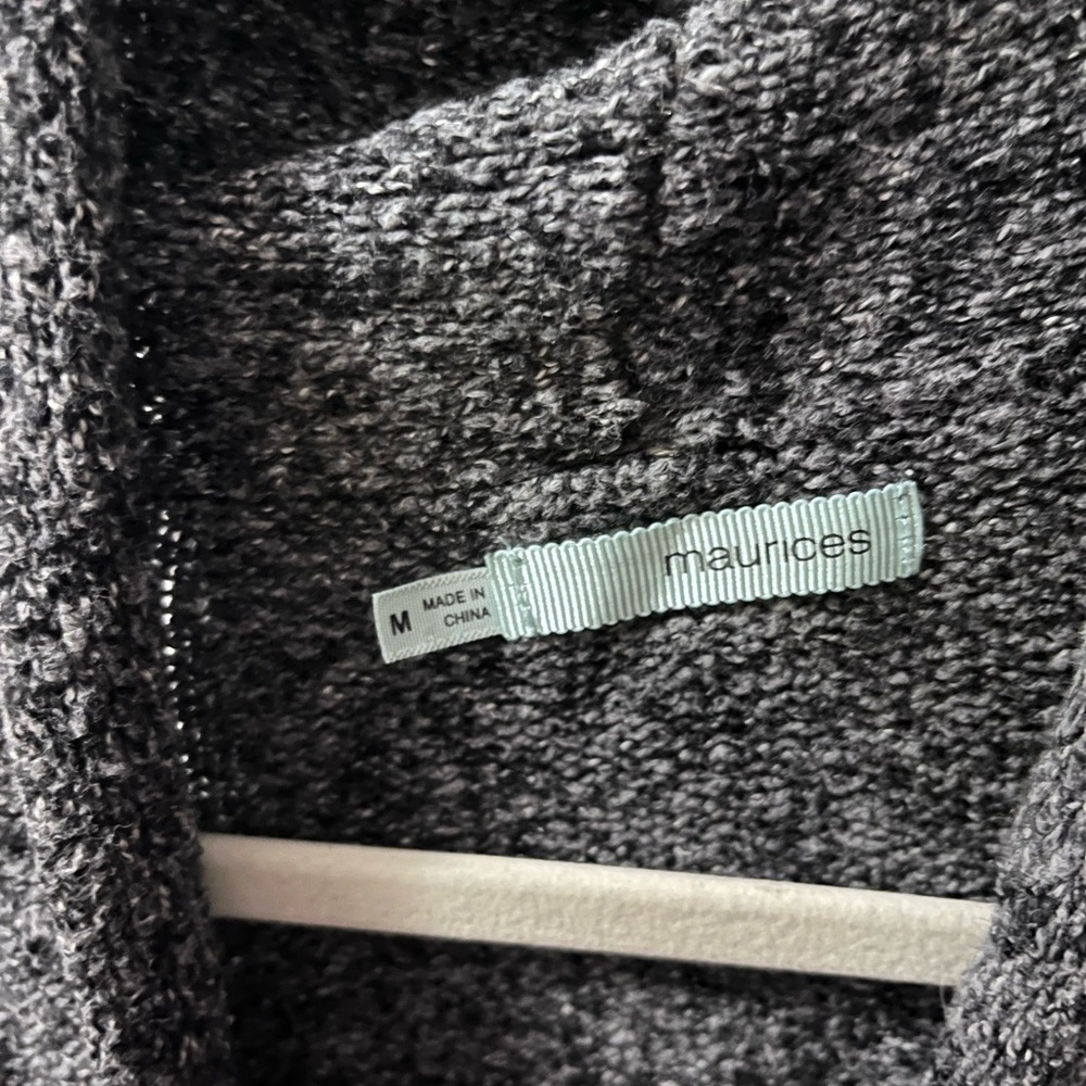 Maurices Dark Gray Textured Sweater - Picture 3 of 4